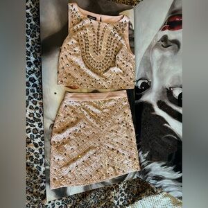 BEBE Pink Matching Set